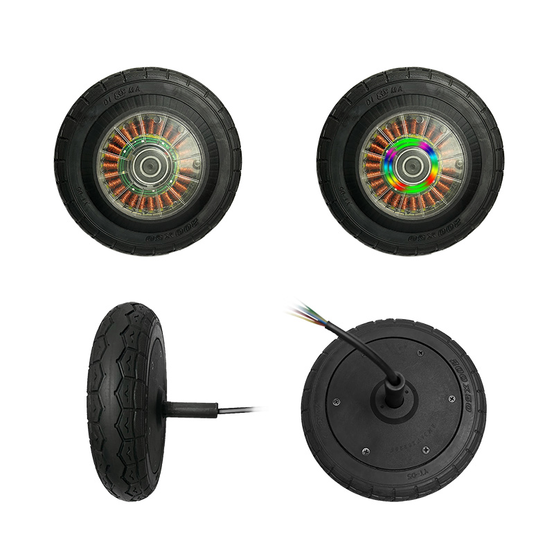 8寸单轴塑料款四面图